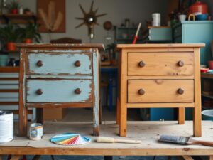 relooking meuble avant après